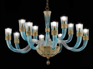 DEA L8+4 - Crystal chandelier with Swarovski® Crystals _ Euroluce Lampadari